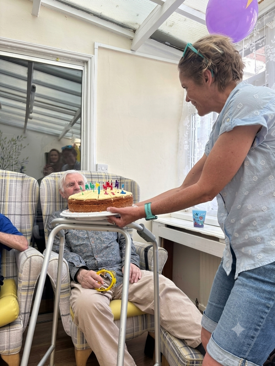 Seaview Residential Care Home - Happy 90th Birthday Kurt 1
